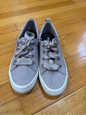 Sperry Women's Canvas Ribbon-Lace Sneakers